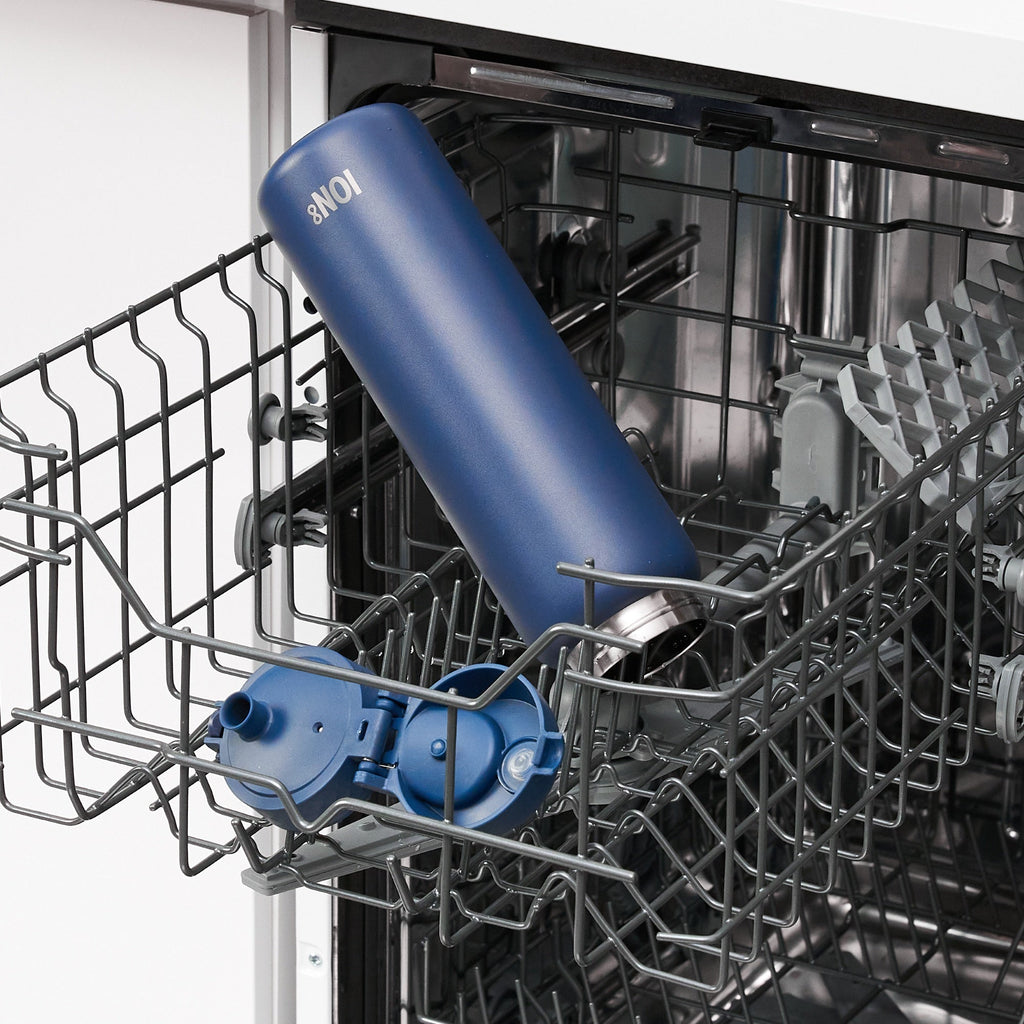 Double-Insulated Leak-Proof Thermal Water Bottle (1L, Ash Navy)