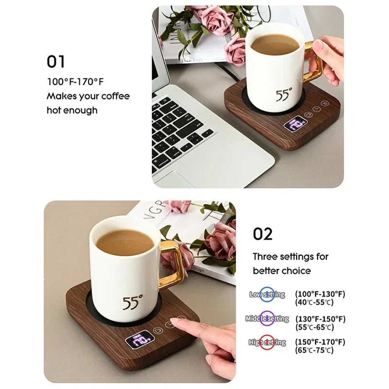 Coffee Mug Warmer for Desk Office Home 3 Temperature Setting