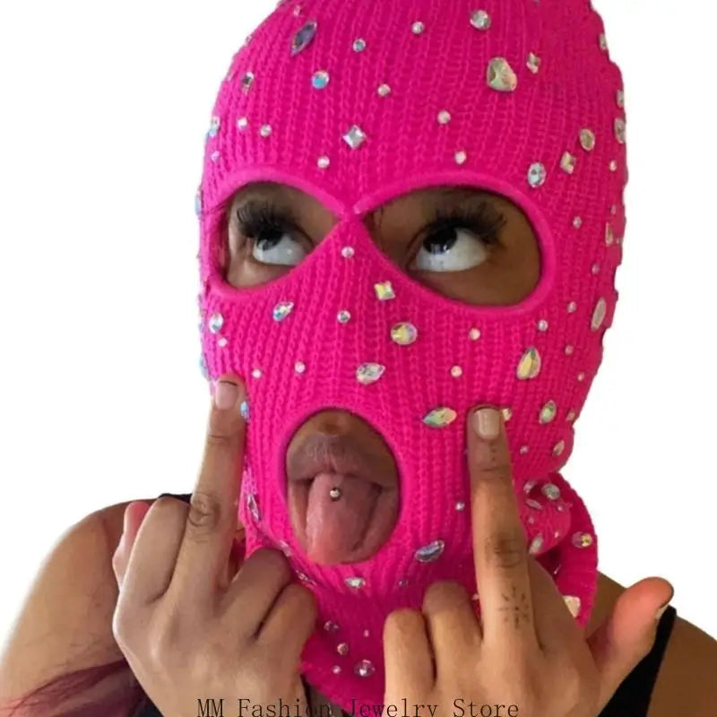 Hooded Face Cover   Halloween Cosplay Balaclava Outdoor